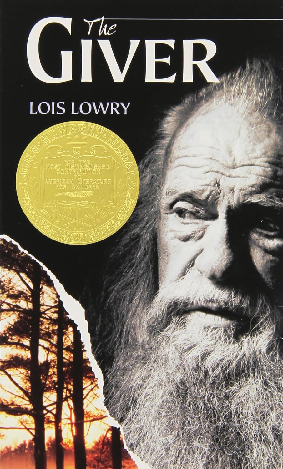 Cover of the book The Giver by Lois Lowry.