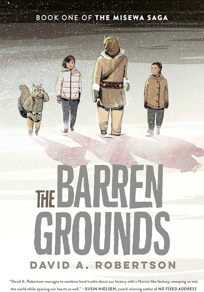 Cover of the book The Barren Grounds by David A. Robertson.