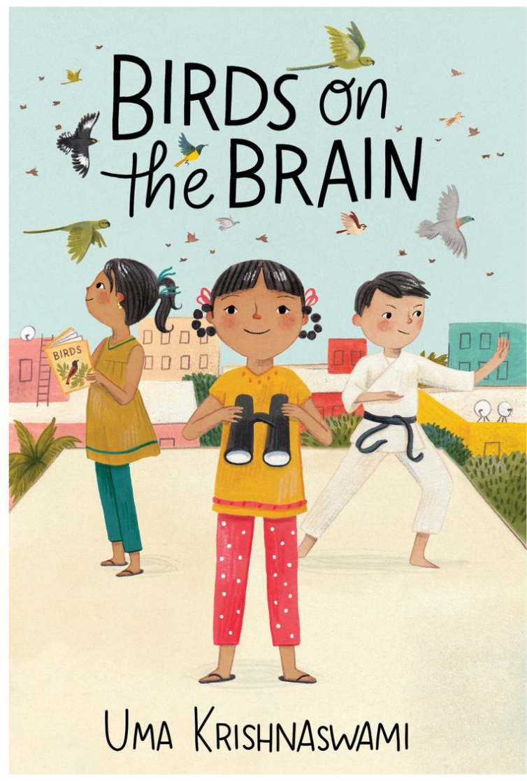 Cover of the book Birds on the Brain by Uma Krishnaswami.