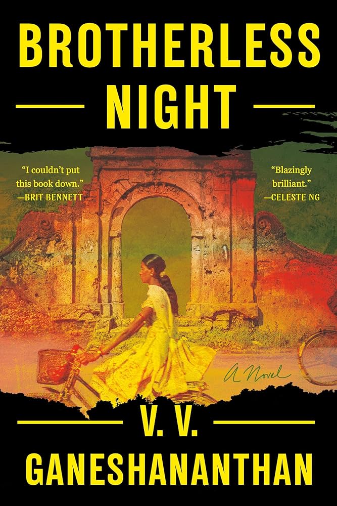 Cover of the book Brotherless Night by V. V. Ganeshananthan.