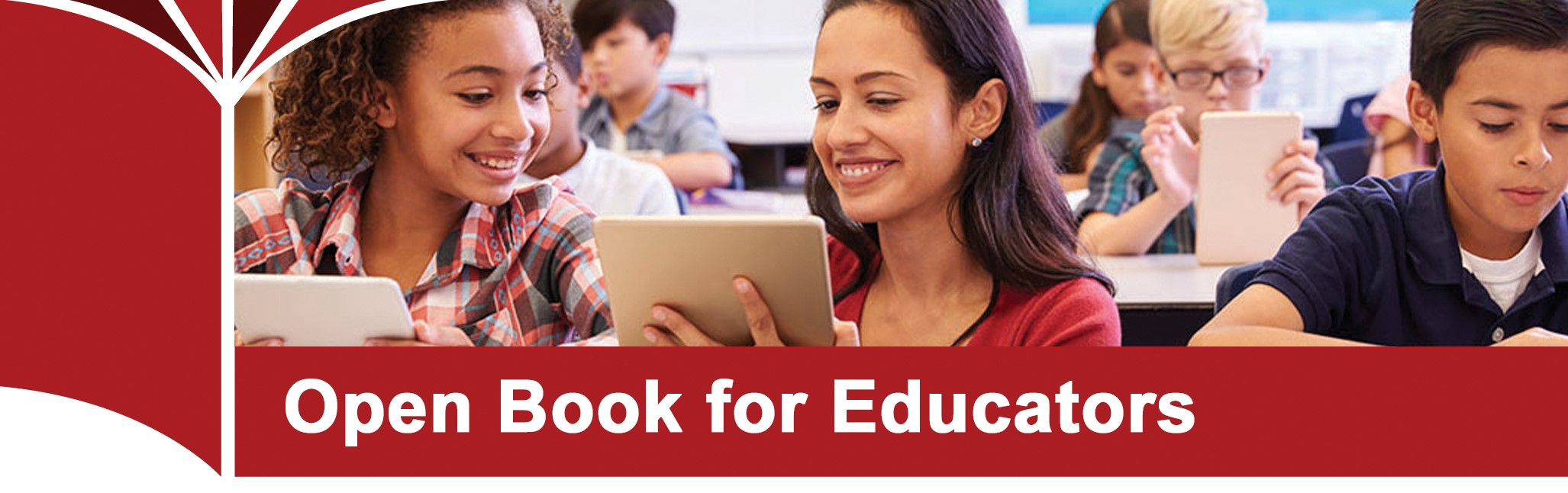 Open Book for educators logo