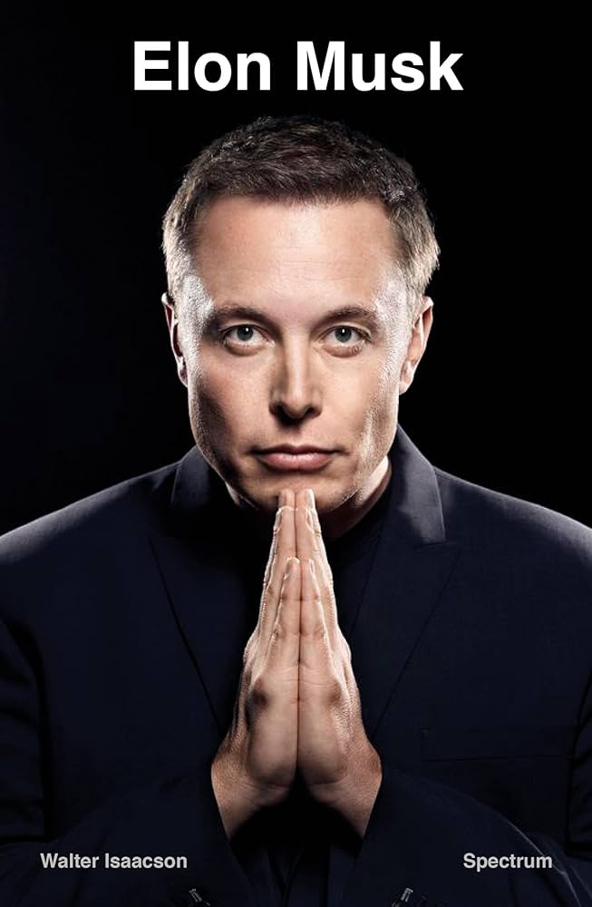 Couverture du livre Elon Musk par Walter Isaacson.