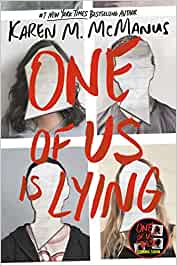 Cover of the book One of Us is Lying by Karen M. McManus.
