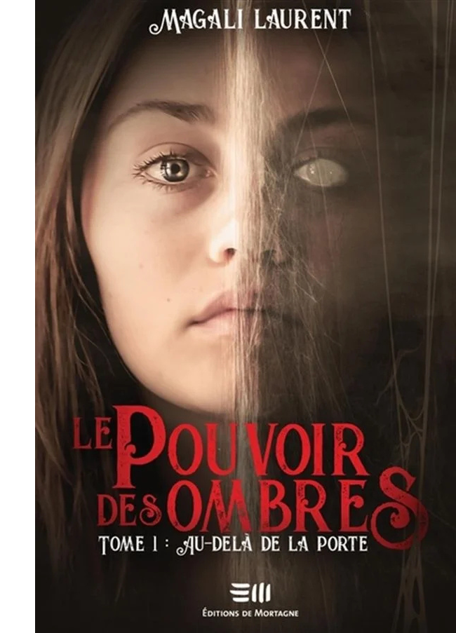 Couverture du livre Le pouvoir des ombres : 1, Au-delà de la porte par Magali Laurent.