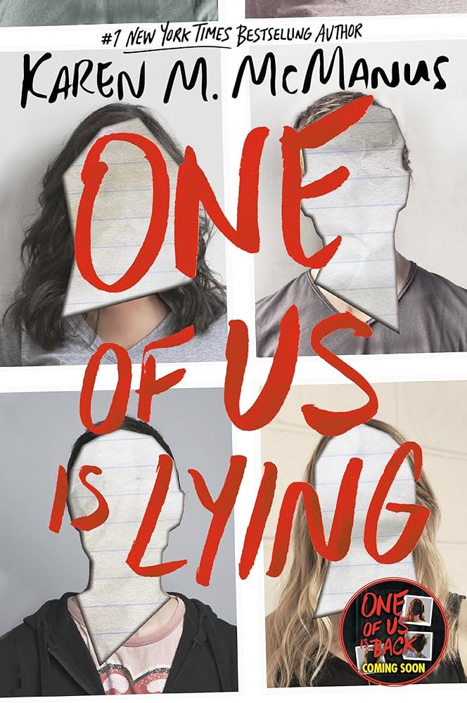 Cover of the book One of Us is Lying by Karen M. McManus.