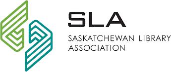 Saskachewan Library Association logo.