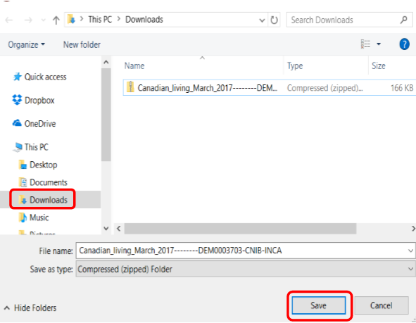 Save to Downloads