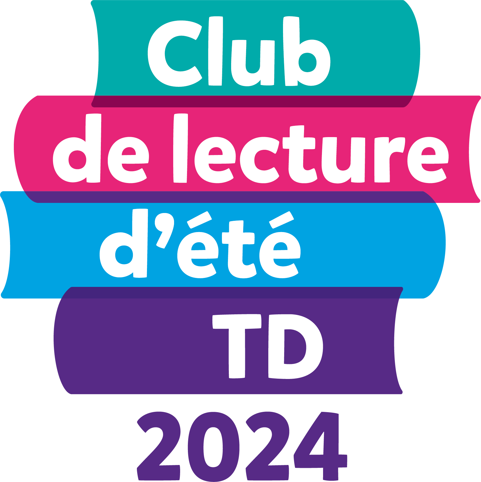 Logo pour le Club de lecture d'été TD.