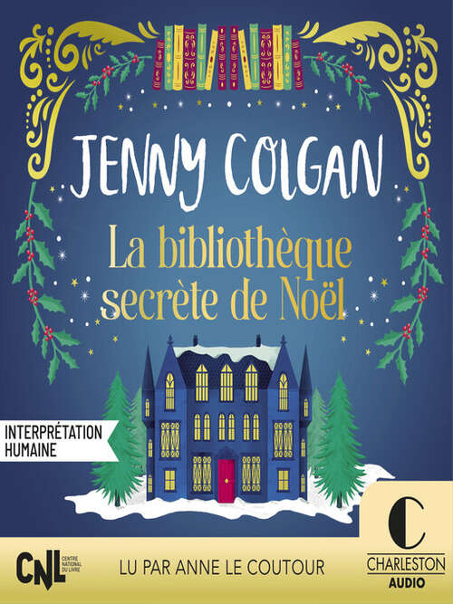 Couverture du livre La bibliothèque secrète de noël par Jenny Colgan.