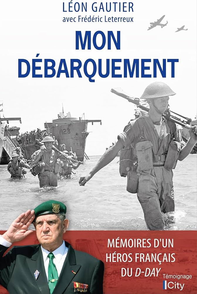 Couverture du livre Mon débarquement par Léon Gautier.