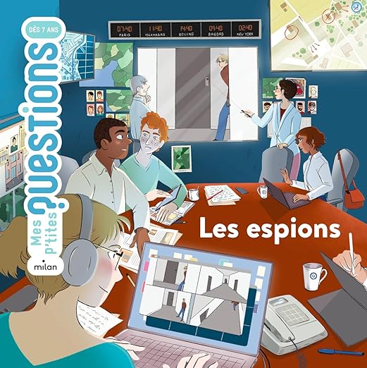 Couverture du livre Les espions (Mes p'tites questions) par Pascale Hédelin.