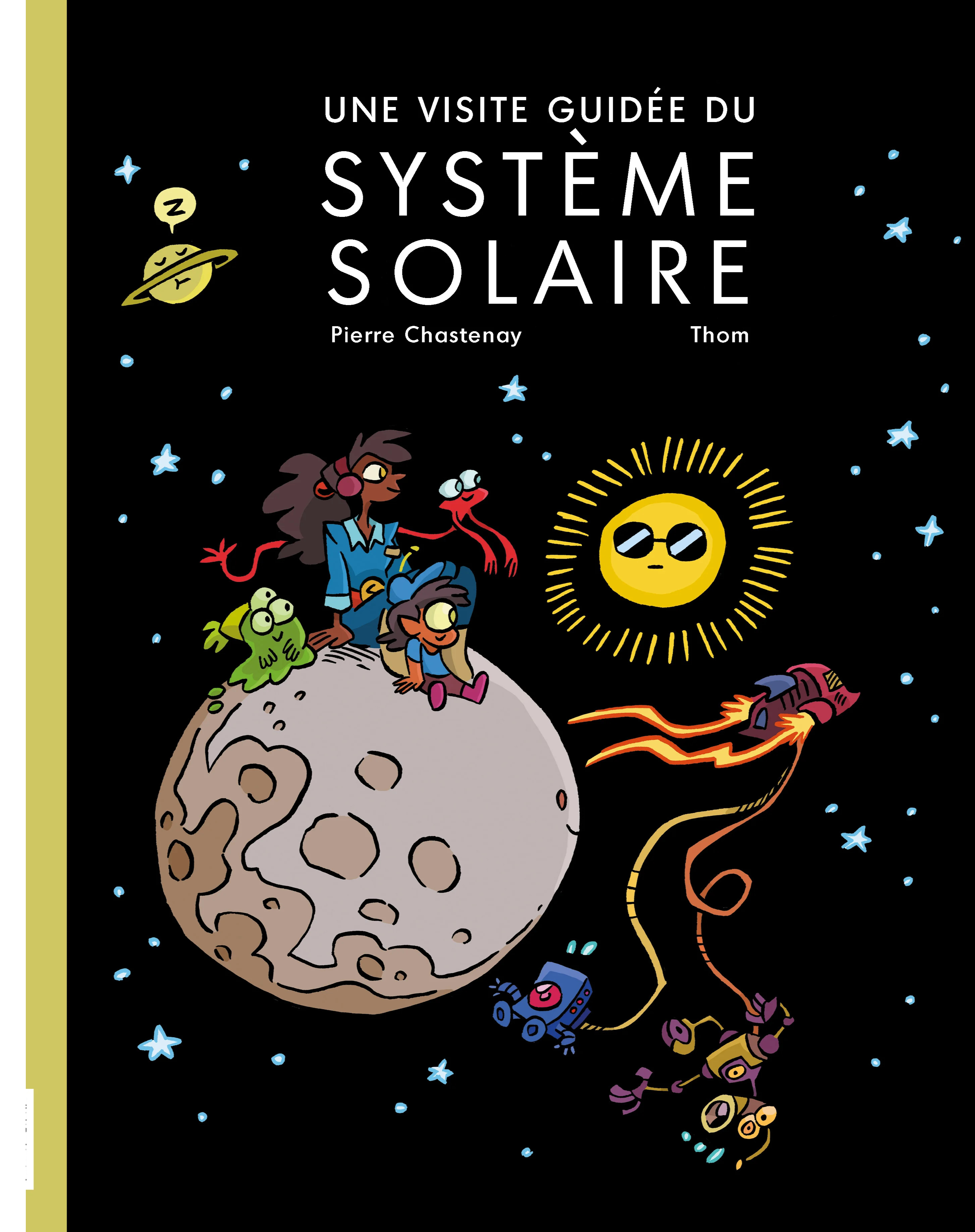 Couverture du livre Une visite guidée du système solaire par Pierre Chastenay.