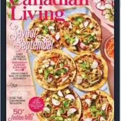 Cover of September 2026 edition of Canadian Living magazine