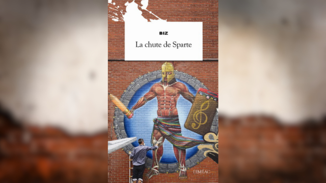 Couverture du livre La chute de Sparte: roman par Biz.