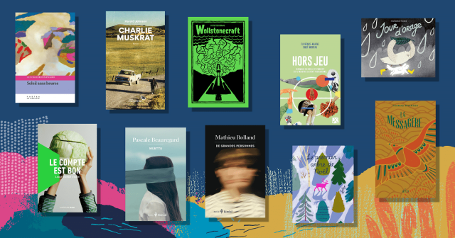Book covers of the 2024 GG Awards Finalists